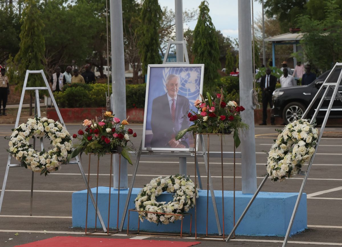 UN Peacekeeping UNMISS South Sudan late SRSG Nicholas Haysom Memorial tribute
