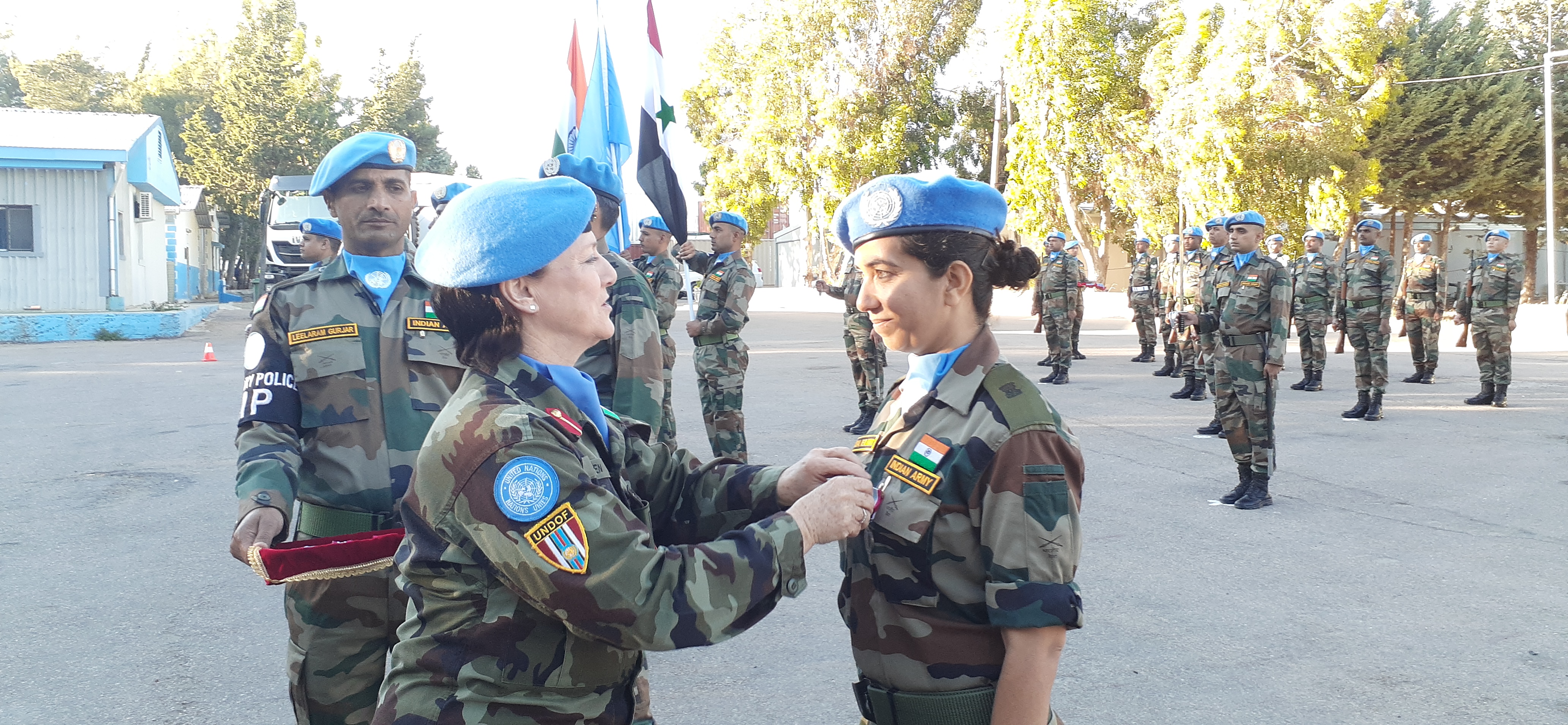 Medal Parade INDCON, UNDOF | UNDOF