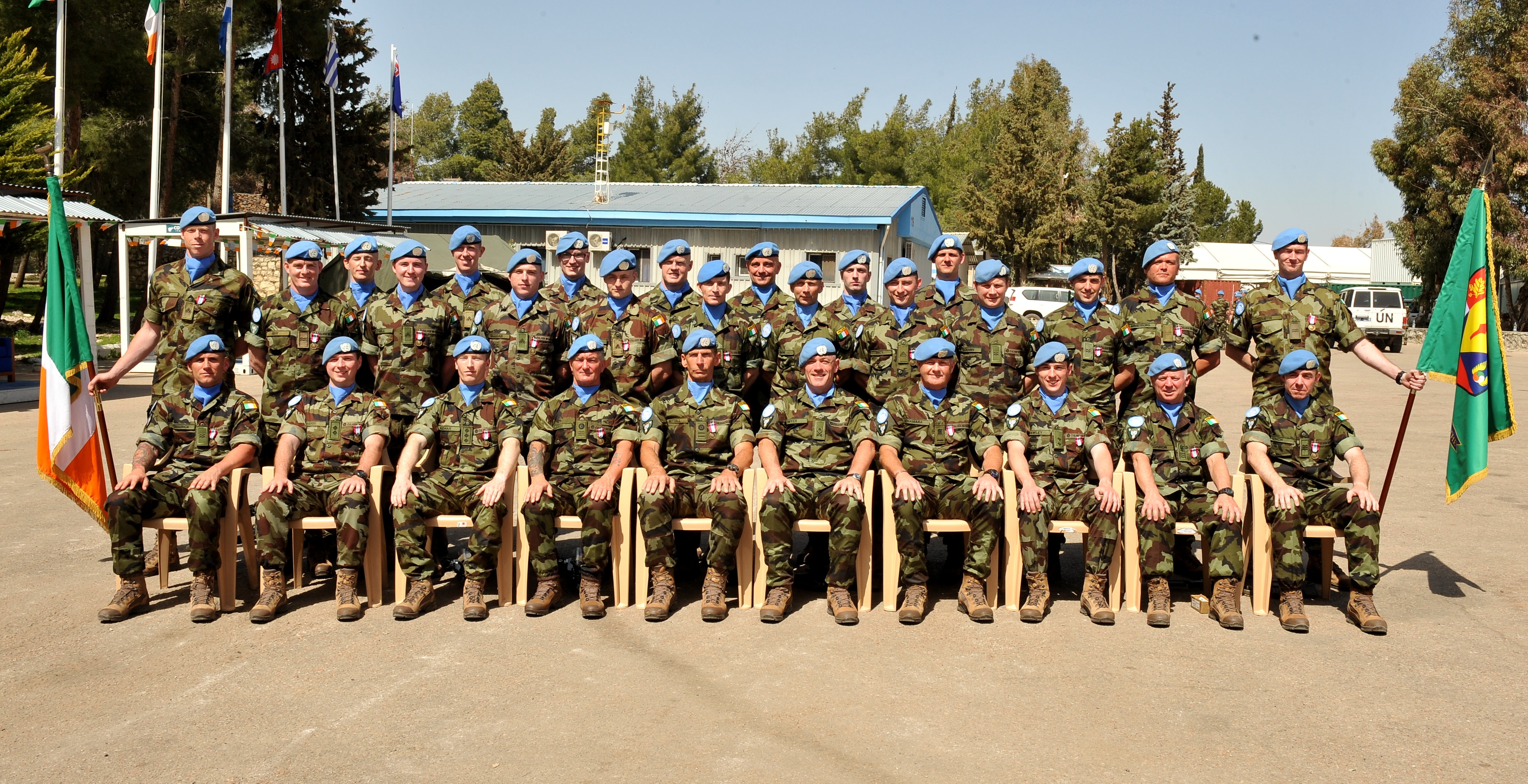 Medal Parade 60 Inf Gp FRC Irish Contingent UNDOF | UNDOF