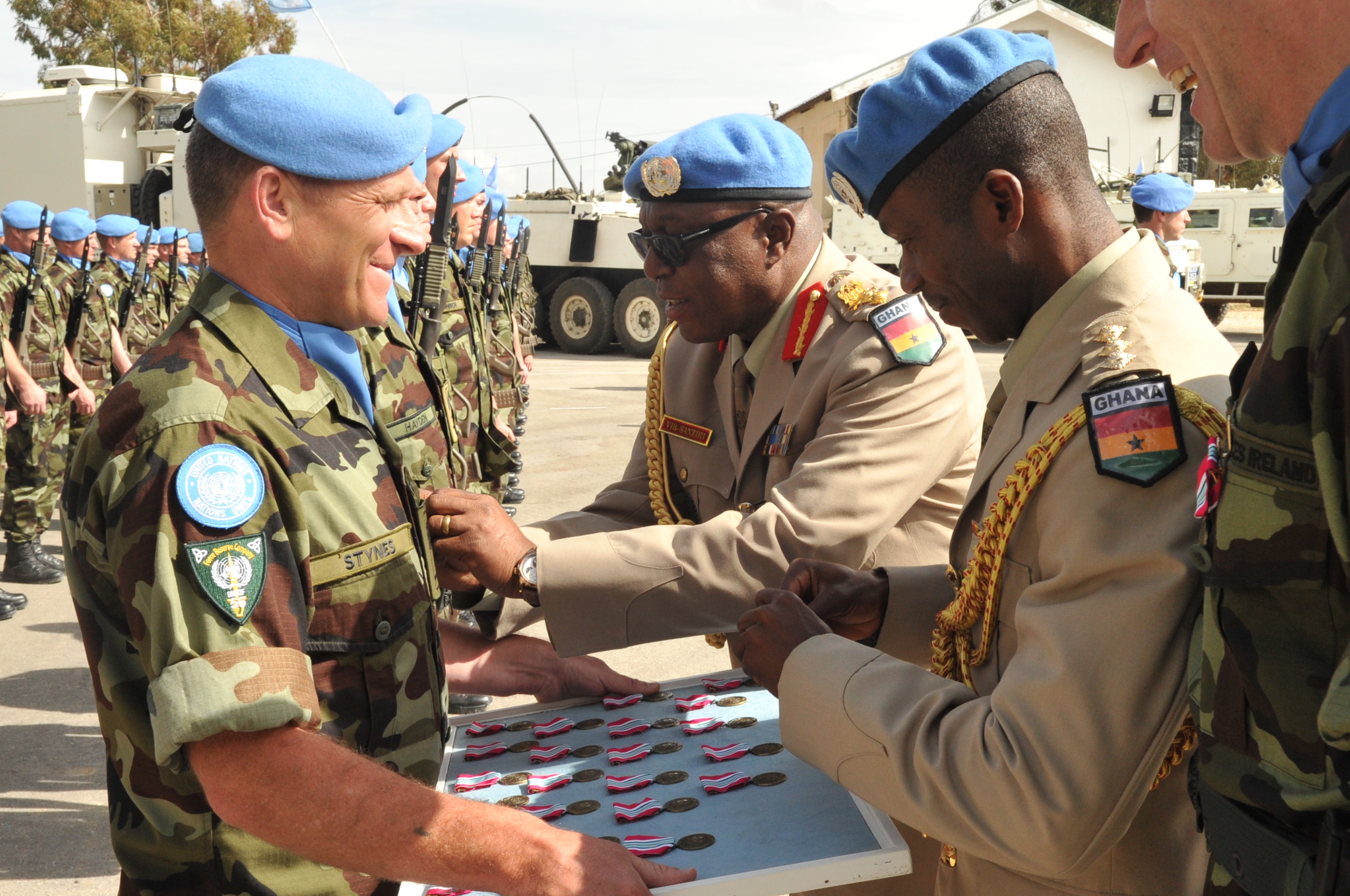 Force Reserve Company Medal Ceremony 15 MAR 18 | UNDOF