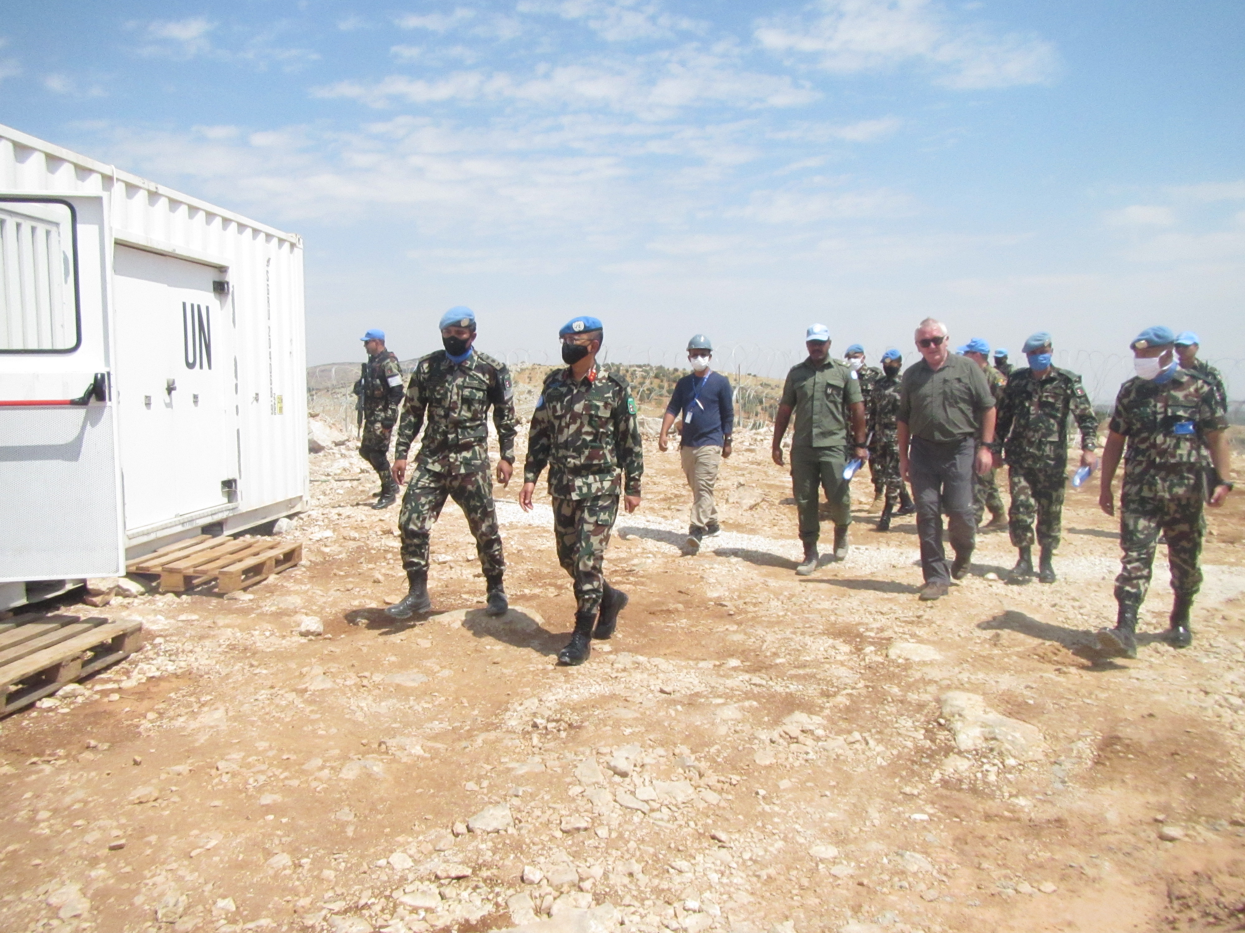 Under Construction UNP 10 A Visit by UNDOF HoM/FC | UNDOF