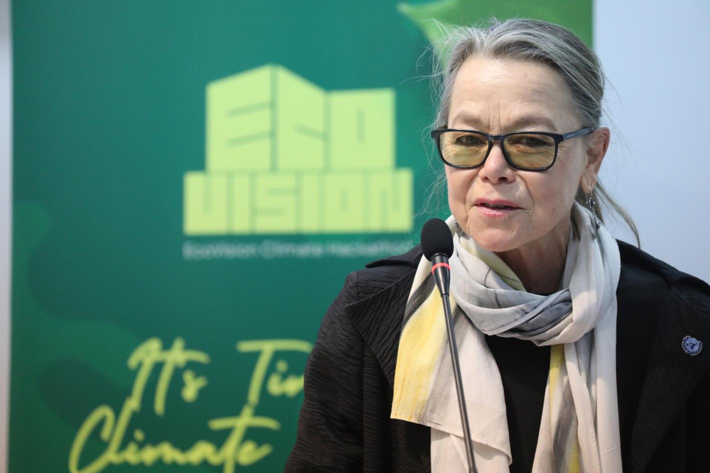 DSRSG Richardson speaking at EcoVision Tripoli