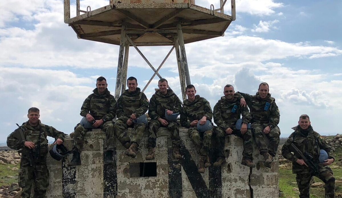 The Engineer Specialist Search Team From Force Reserve Company Irish Defence Forces Who Conducted the Clearance Operation from UNP 85 to UNP 85 A