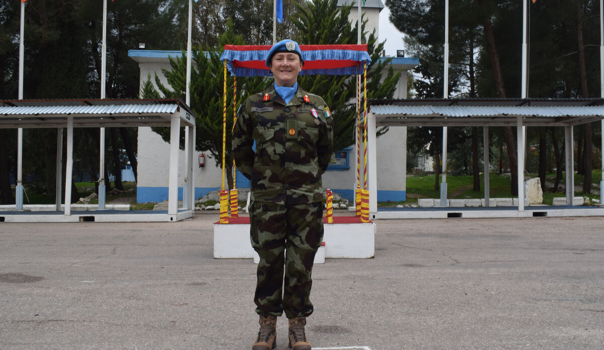 UNDOF's Deputy Force Commander Brigadier General Maureen O Brien