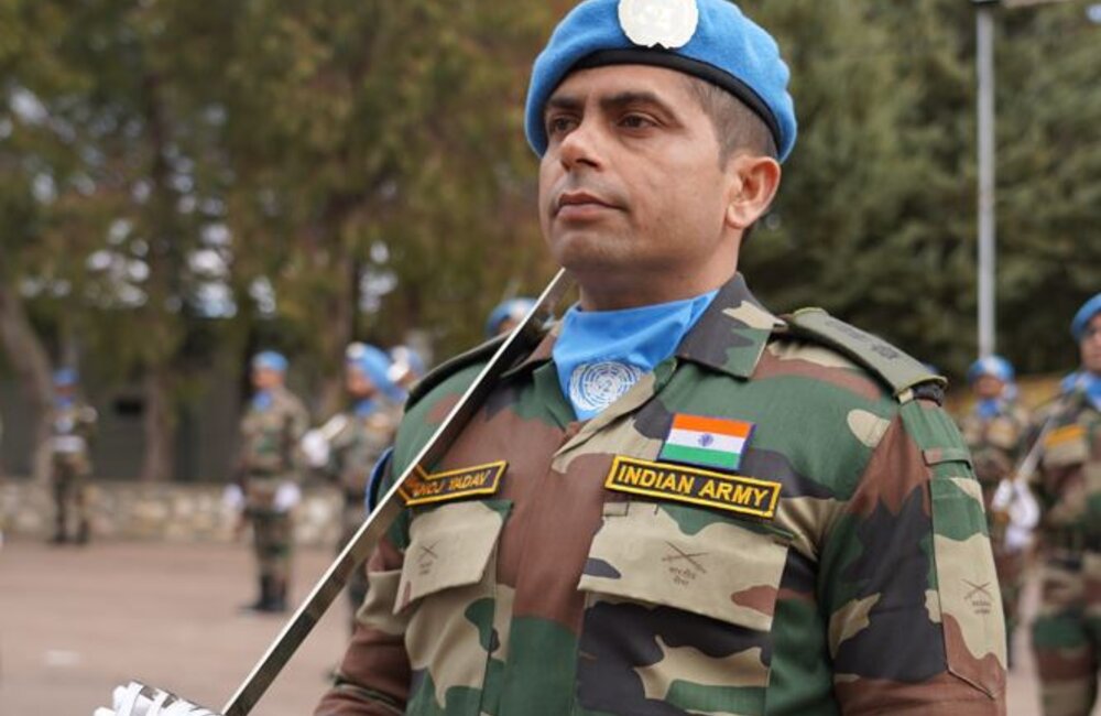 Officer Commanding, INCON, Lt Col Manoj Yadav