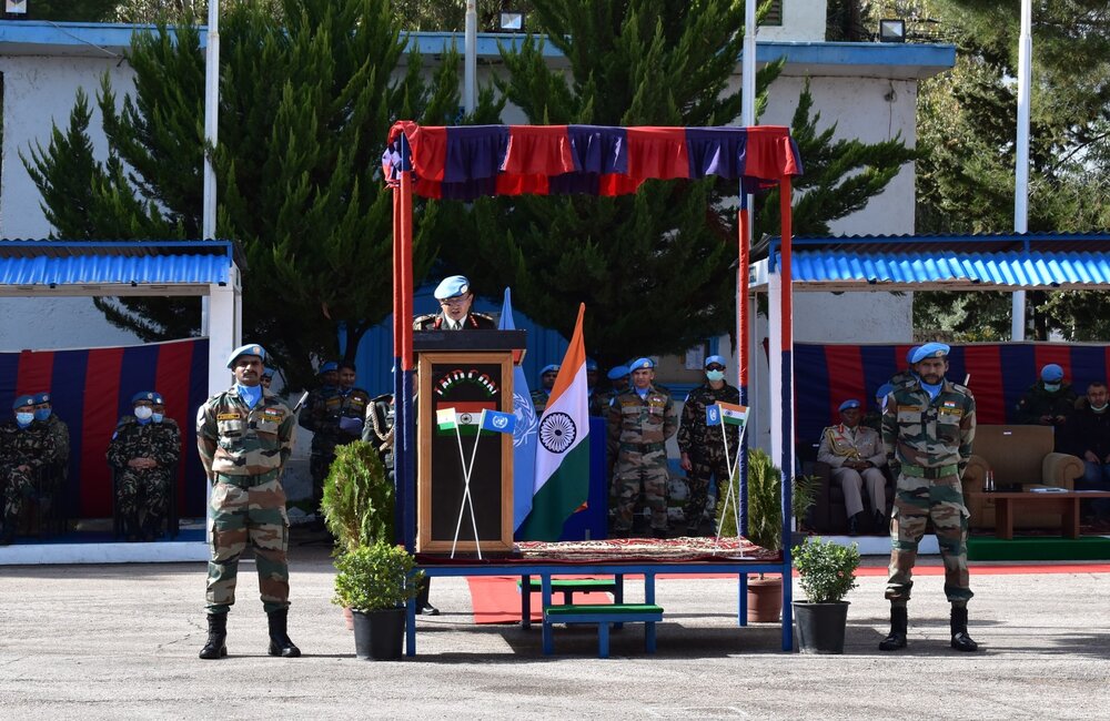 HoM/FC ADDRESSING THE INDIAN CONTINGENT