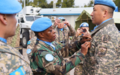 On 7th February, the first Kazakhstan contingent received their UNDOF medals from the HoM and FC Maj Gen Anita Asmah