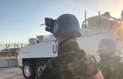 Irish FRC UNDOF Provide Security during the Reinforcement  Exercise.